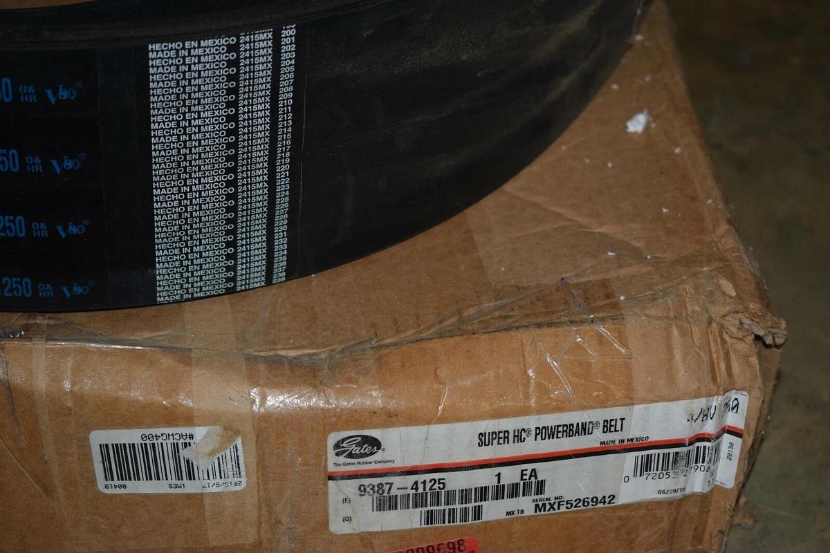NEW GATES 8V1250 4/8V1250 SUPER HC POWERBAND 4 RIB BELT
