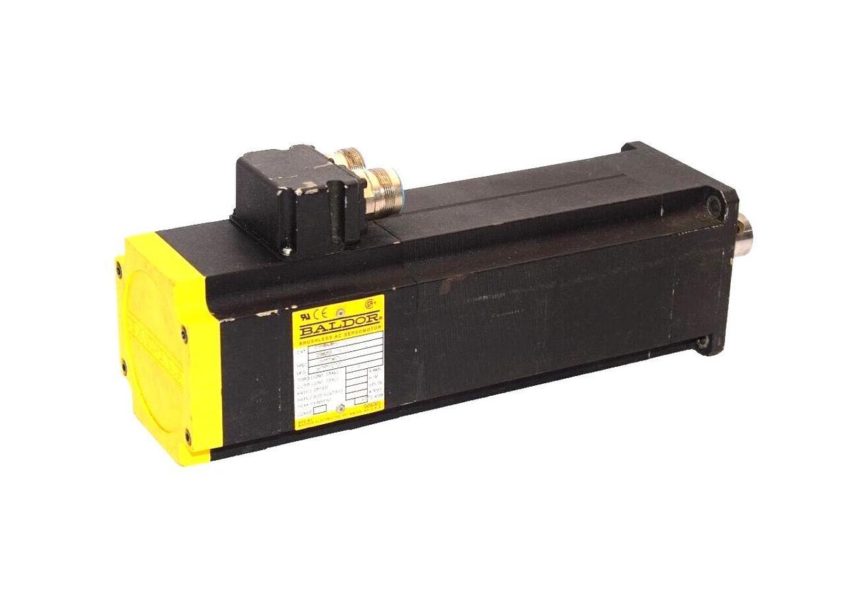 Used BALDOR BSM80B-375DA 4000rpm 300V Class F AC Servo Motor