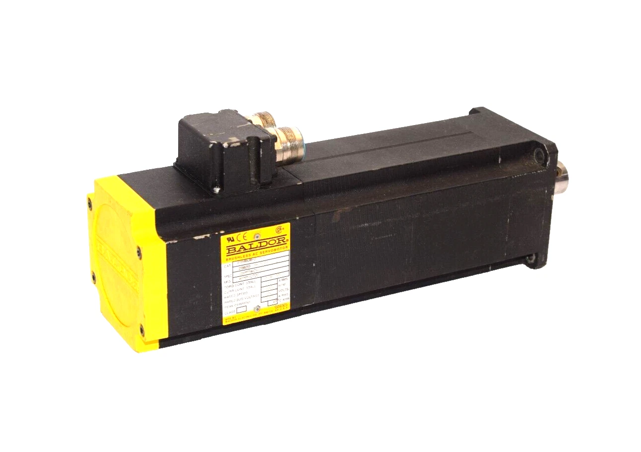Used BALDOR BSM80B-375DA 4000rpm 300V Class F AC Servo Motor