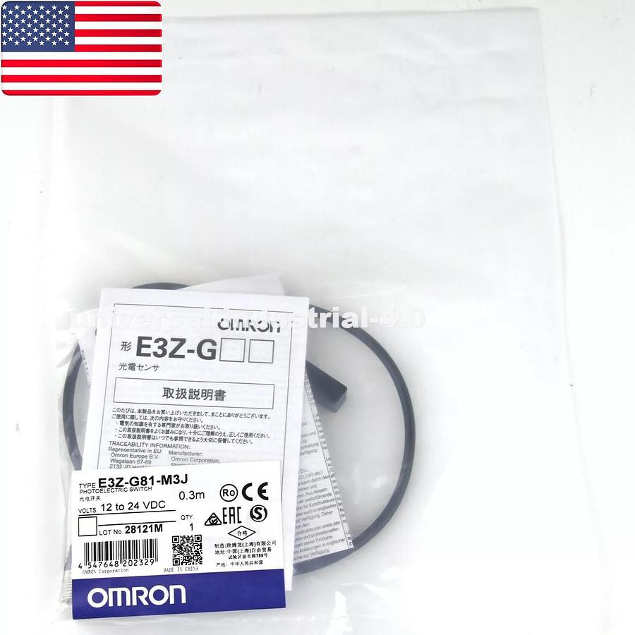 (NEW) OMRON E3XR-C4 E3XRC4 12-24Vdc Photoelectric Switch