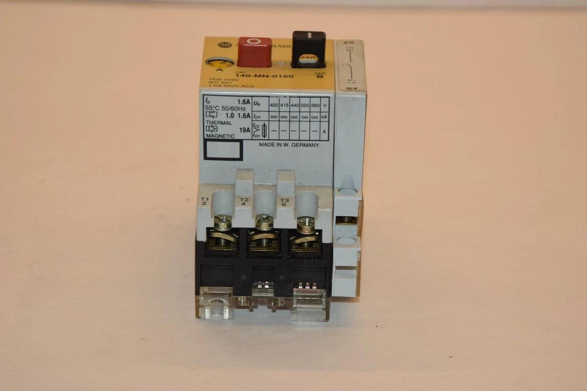 Used ALLEN BRADLEY Manual Starter 140-MN-0160 140MN0160 SerB 1.6A 690vac (Lot of 12)