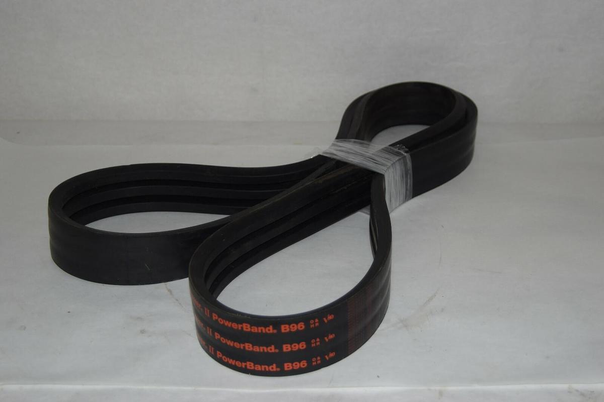 (New) GATES HI-POWER II POWERBAND B96 B-96 B 96 Banded V- Belt 3 rib