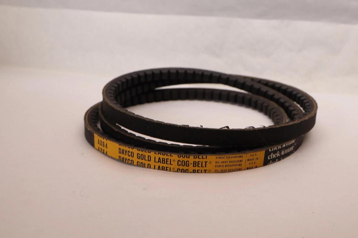 (NEW) DAYCO AX64 Gold Label Cog-Belt USA