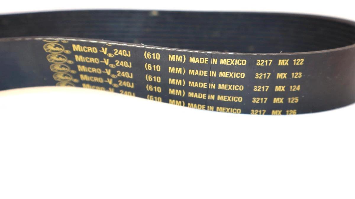 (NEW) GATES 240J10 , 240J 10 Rib Mirco-V Belt