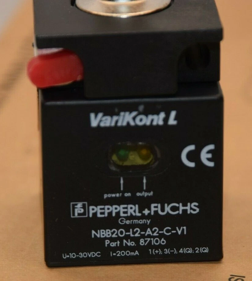 (NEW) Pepperl + Fuchs VariKont L Proximity Sensor NBB20-L2-A2-C-V1 Pt No. 87106