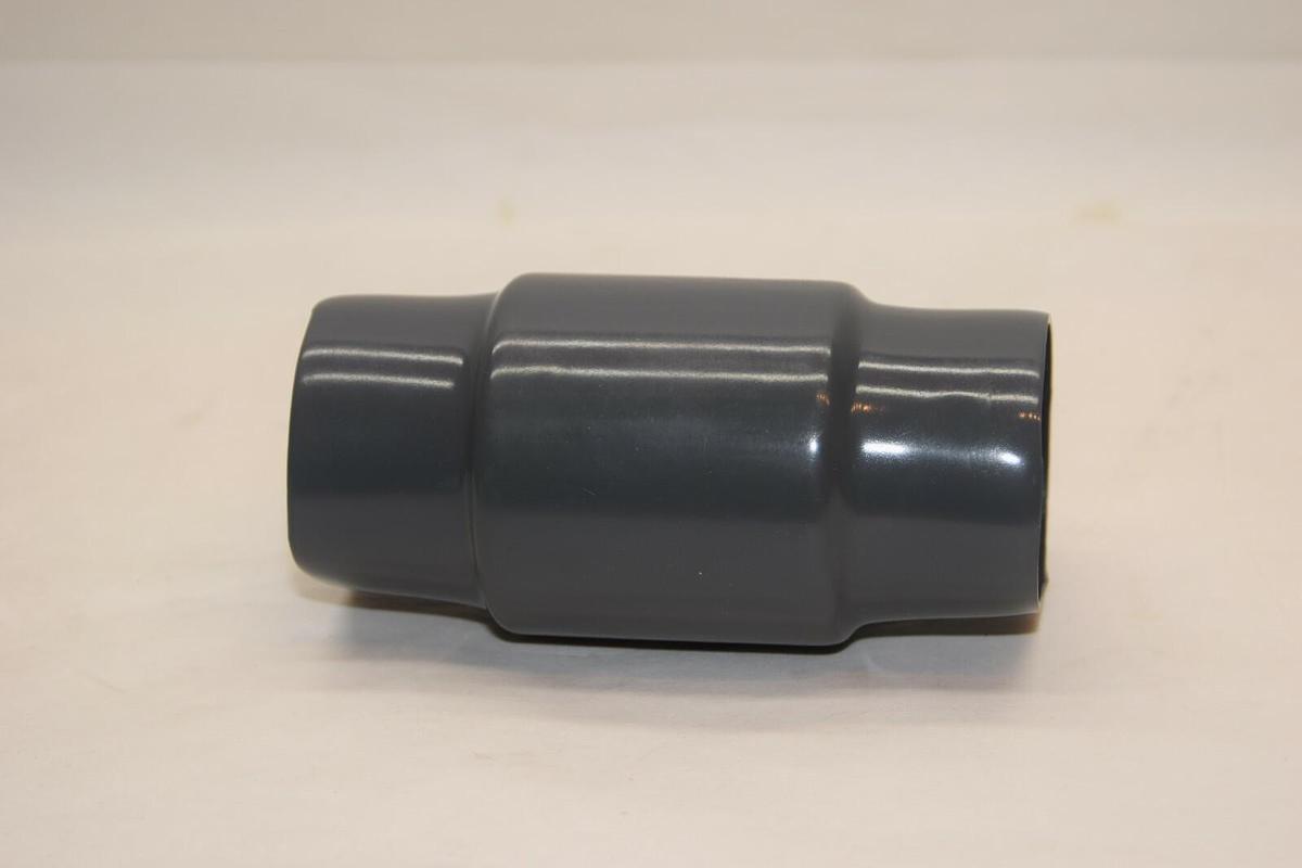 (NEW) PLASTI-BOND Red H2OT 1-1/2" Coated Conduit Body Straight Fitting