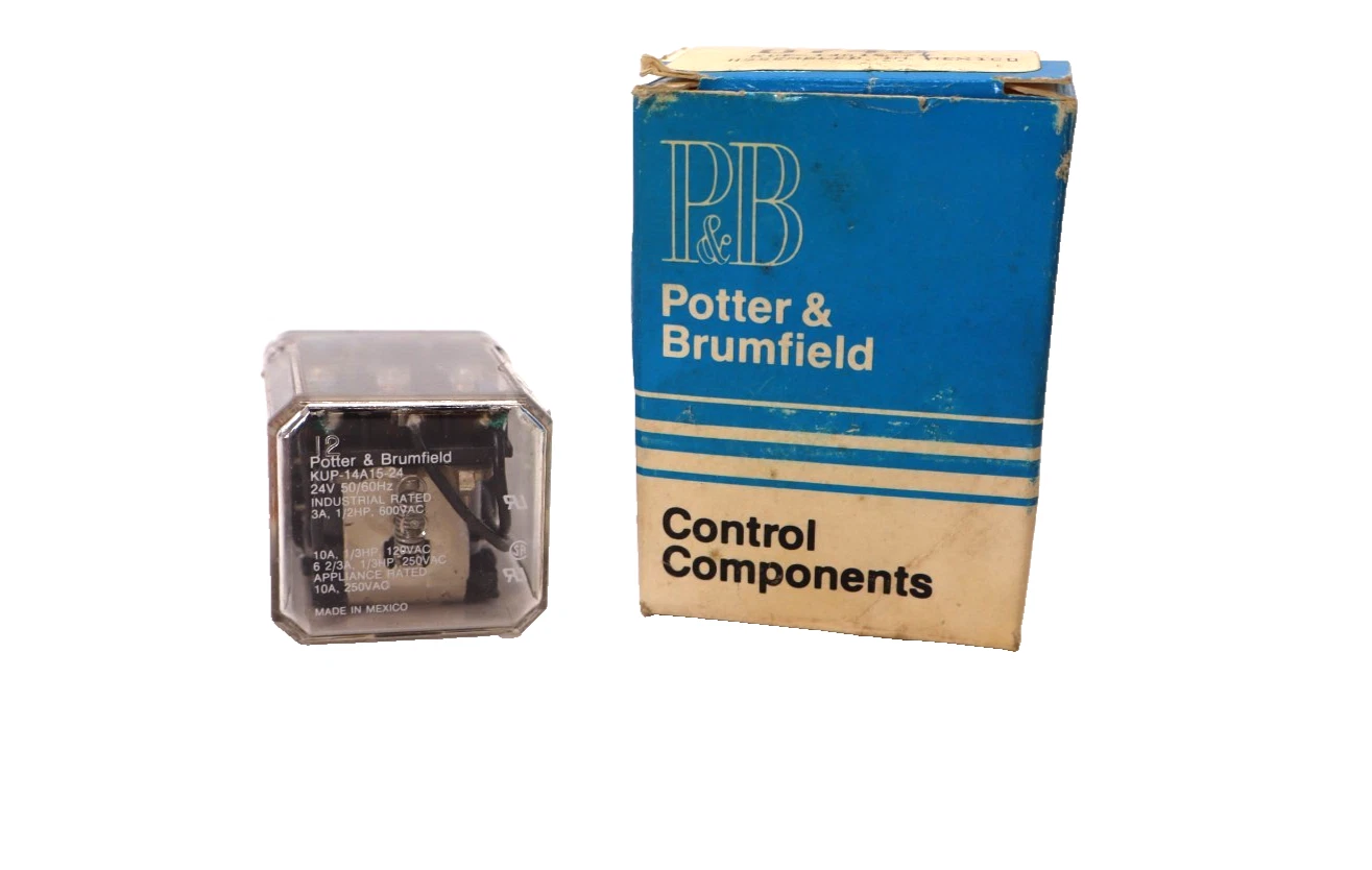 Potter & Brumfield 24V Relay KUP-14A15-24 , KUP14A1524 (New)