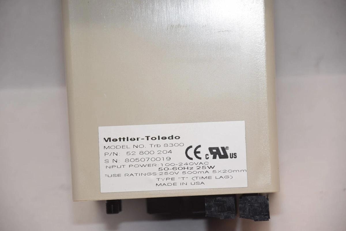 Used METTLER-TOLEDO TRB 8300 52 800 204 52800204 Turbidity Sensor Transmitter