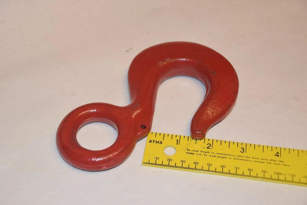 Used Crosby Laughlin 3 Ton Hook USA SWL3T hoist tow Lift Hook  (NEW)