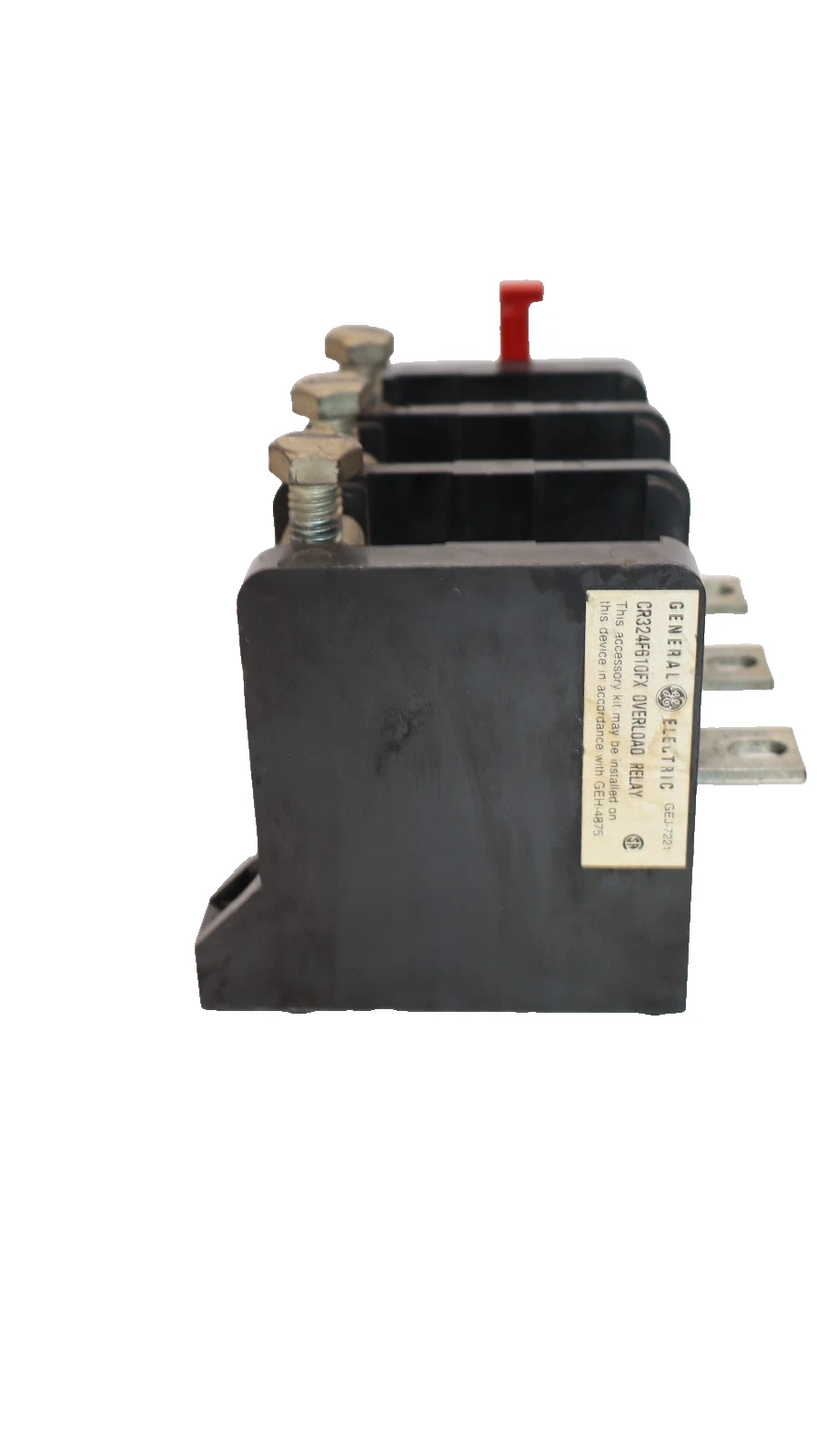 Used GE General Electric Overload Relay CR324F610FX 3P