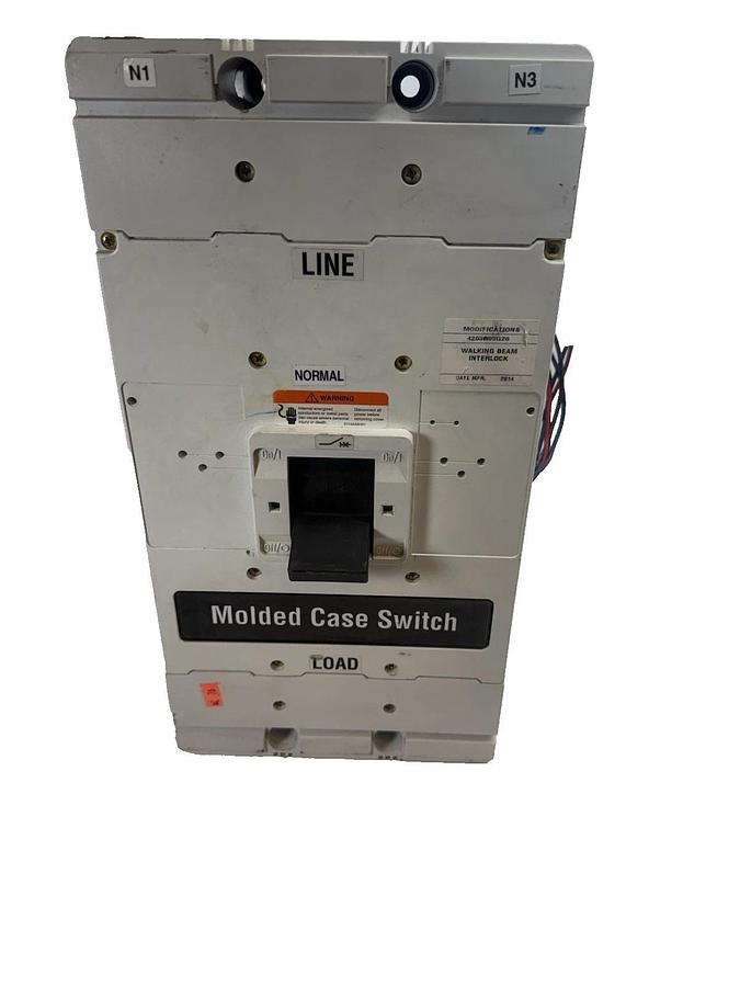 Used Cutler Hammer Molded case switch HMDL3800F MDL HMDL 800A 800Amp frame for ATS WB