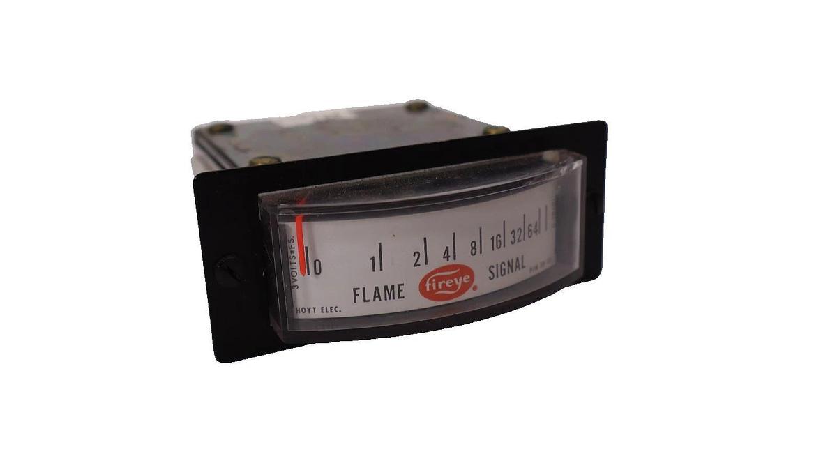 Used Hoyt Electric 38-55 Fireye Flame Signal Panel Meter