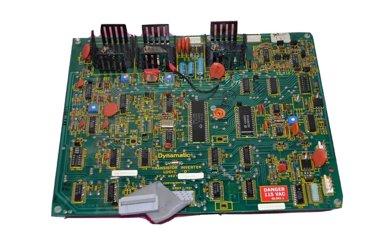 Used DYNAMATIC TRANSISTOR INVERTER CARD 70-205-2 70 205 2 702052 15-564-106 1556410