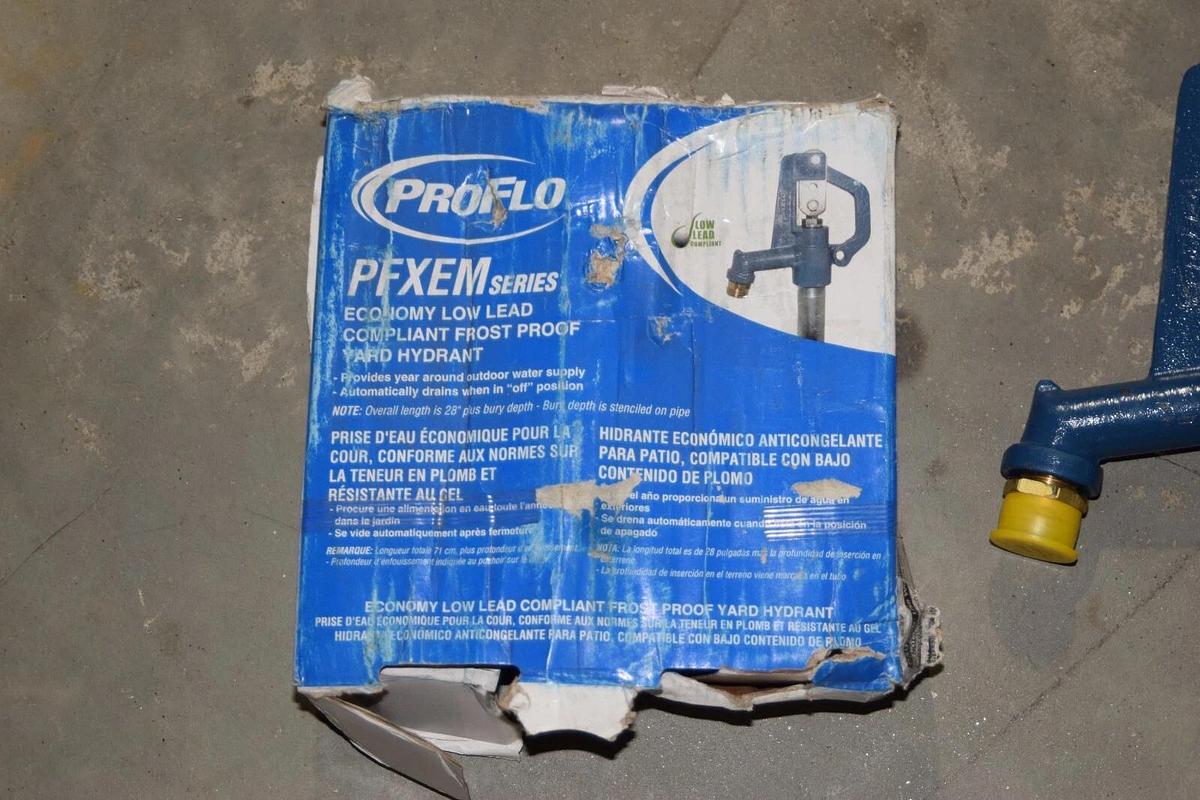 (NEW) PROFLO PFXEM7505 Frostproof Yard Hyrant 5' Bury Depth