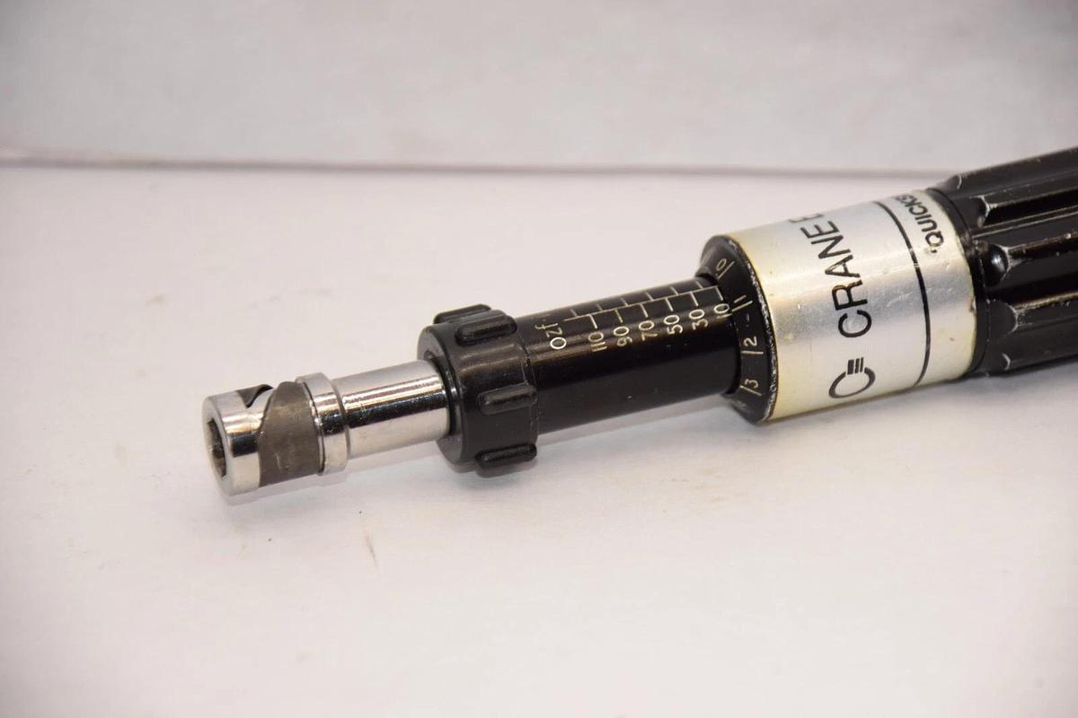Used CRANE ELECTRONICS 10-120 OZF-IN Torque Screwdriver / Driver