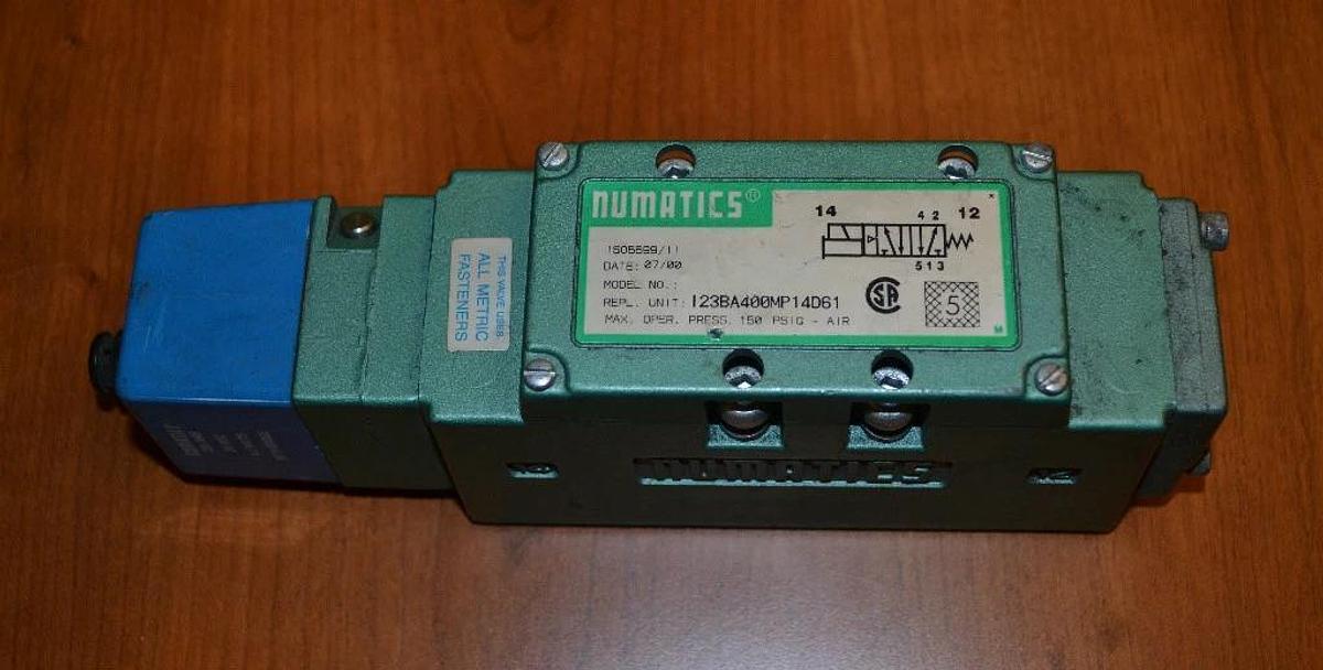 Used NUMATICS VALVE 123BA400MP14D61 150psi