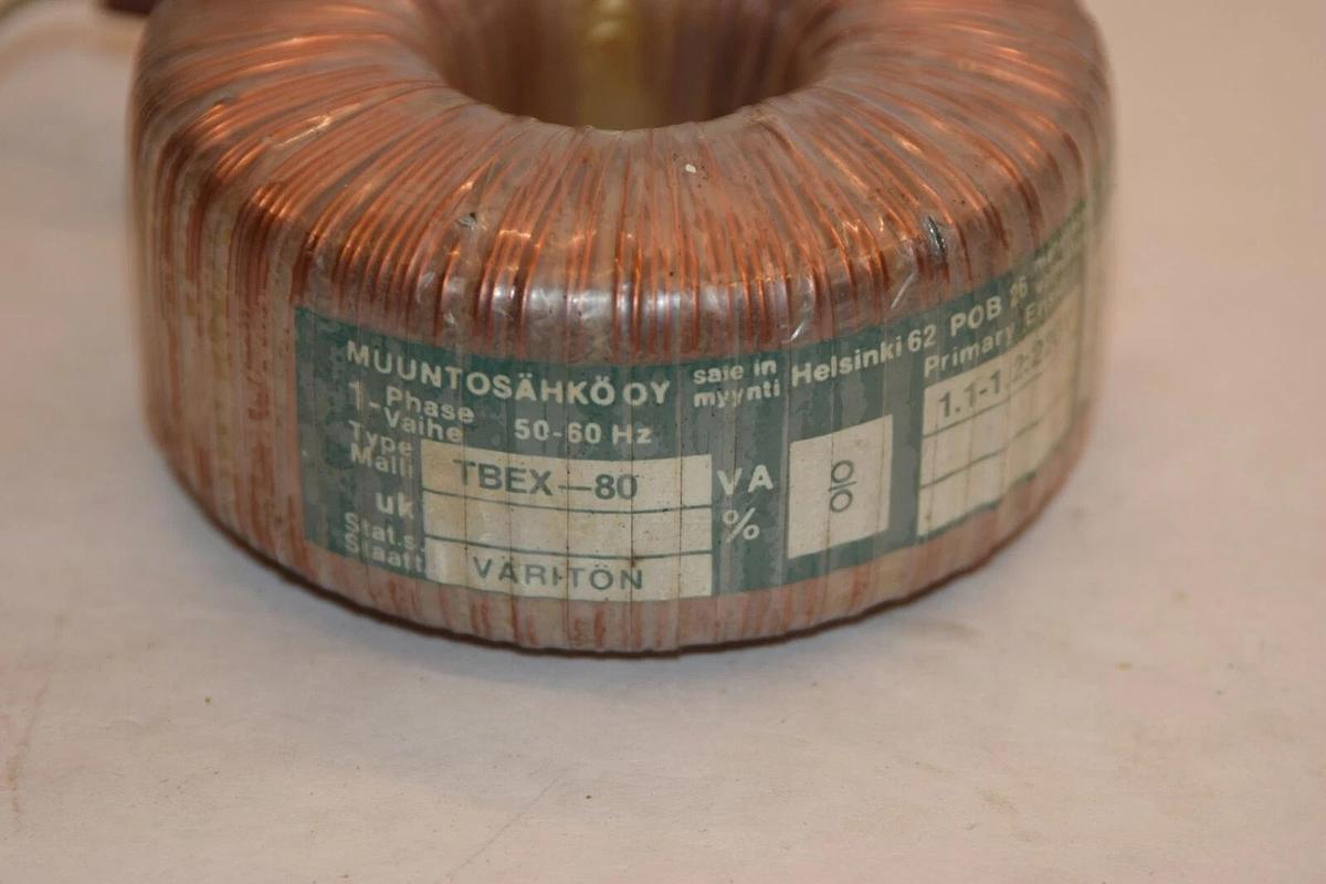 Used MUUNTOSAHKOOY TBEX-80 1.1-1.2:220V Coil Transformer