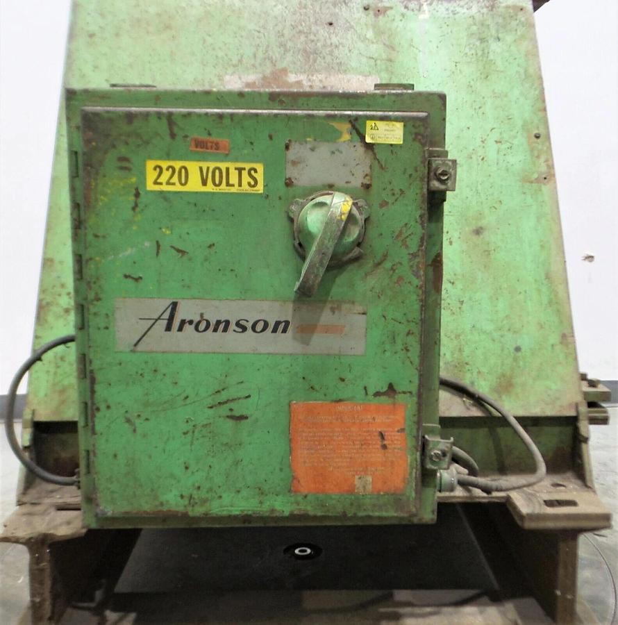 Used Aronson Headstock / Tailstock Positioner HS2 with Rotational Torque 30" head