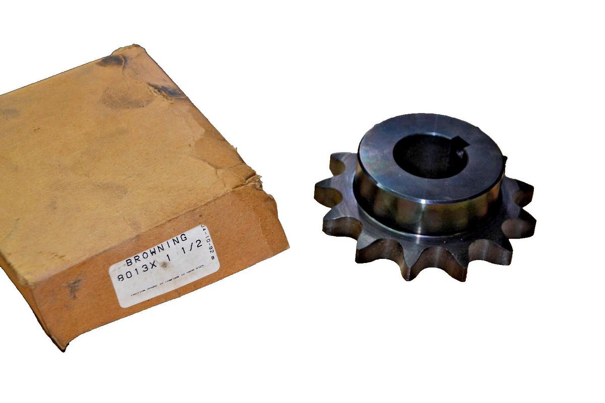BROWNING Sprocket 8013x1-1/2" 8013 X 1-1/2" 1-1/2" BORE 13 TOOTH NEW