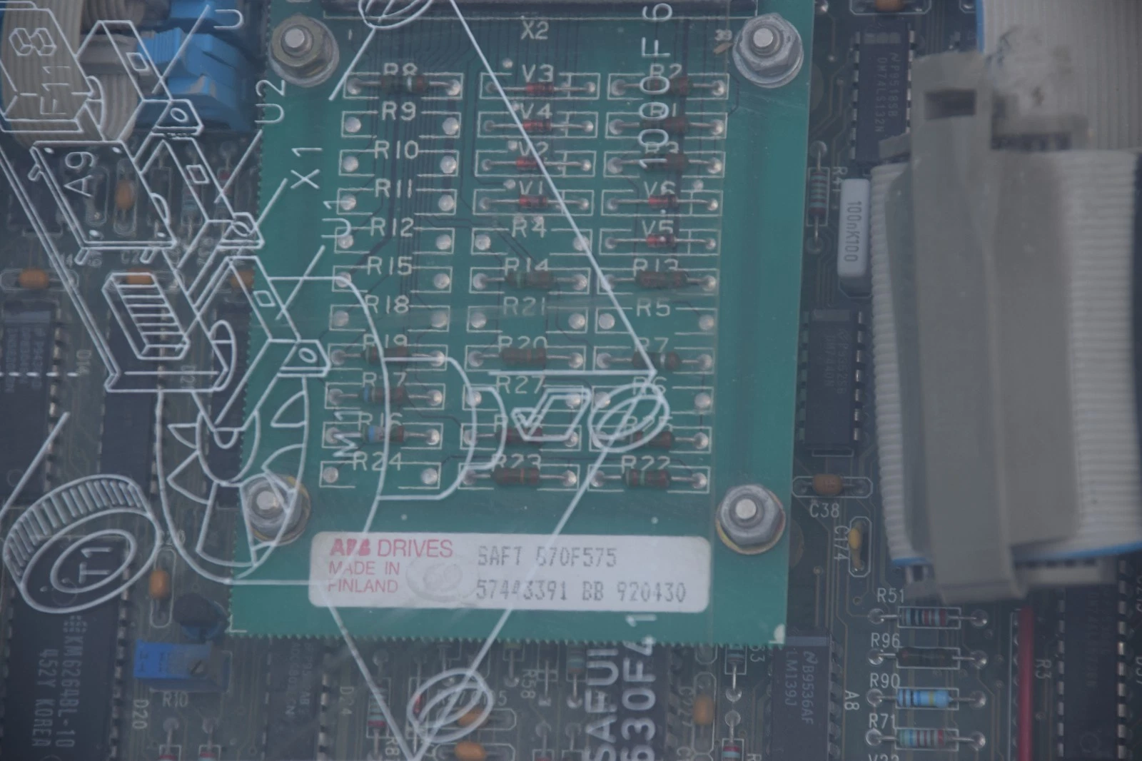Used ABB Drive SAFUI SAFUI-870F-575 Stromberg 575V 700-870KVA 500HP SAFUI 870 F 575