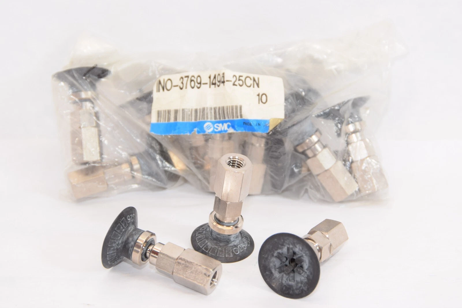 (NEW - Lot of 10) SMC INO-3769-1494-25CN Vacuum Pad
