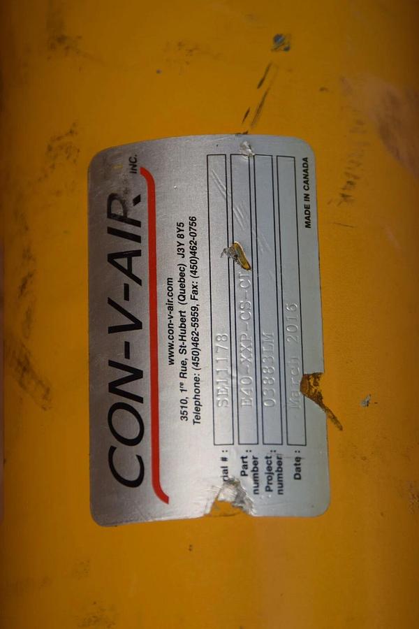 (New) Con-V-Air E40-XXP-CS-CL In Line Pneumatic Conveying Vortex Feeder