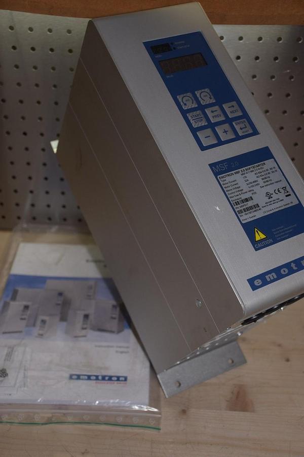 Used EMOTRON MSF-017 690 2 C-N-EU MSF 2.0 SOFTSTARTER DRIVE MSF-0176902CNEU