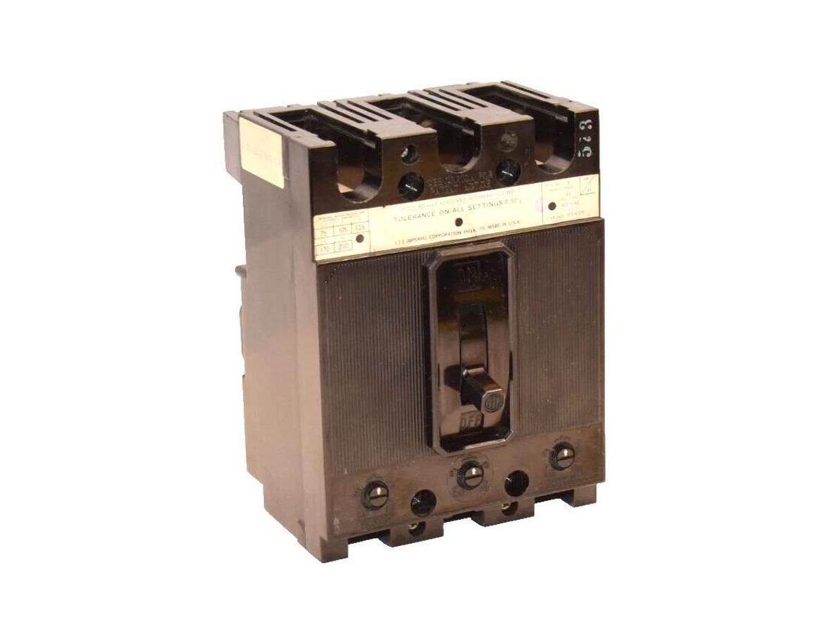 Used ITE EF3-A025 EF3A025 2737-52-1  3 pole 600V 25a 25 A Amp Circuit Breaker
