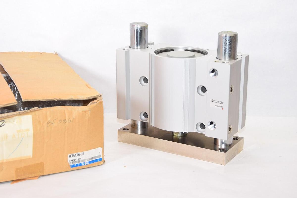 (NEW) SMC MGPM100N-75 145psi Compact Glide Cylinder