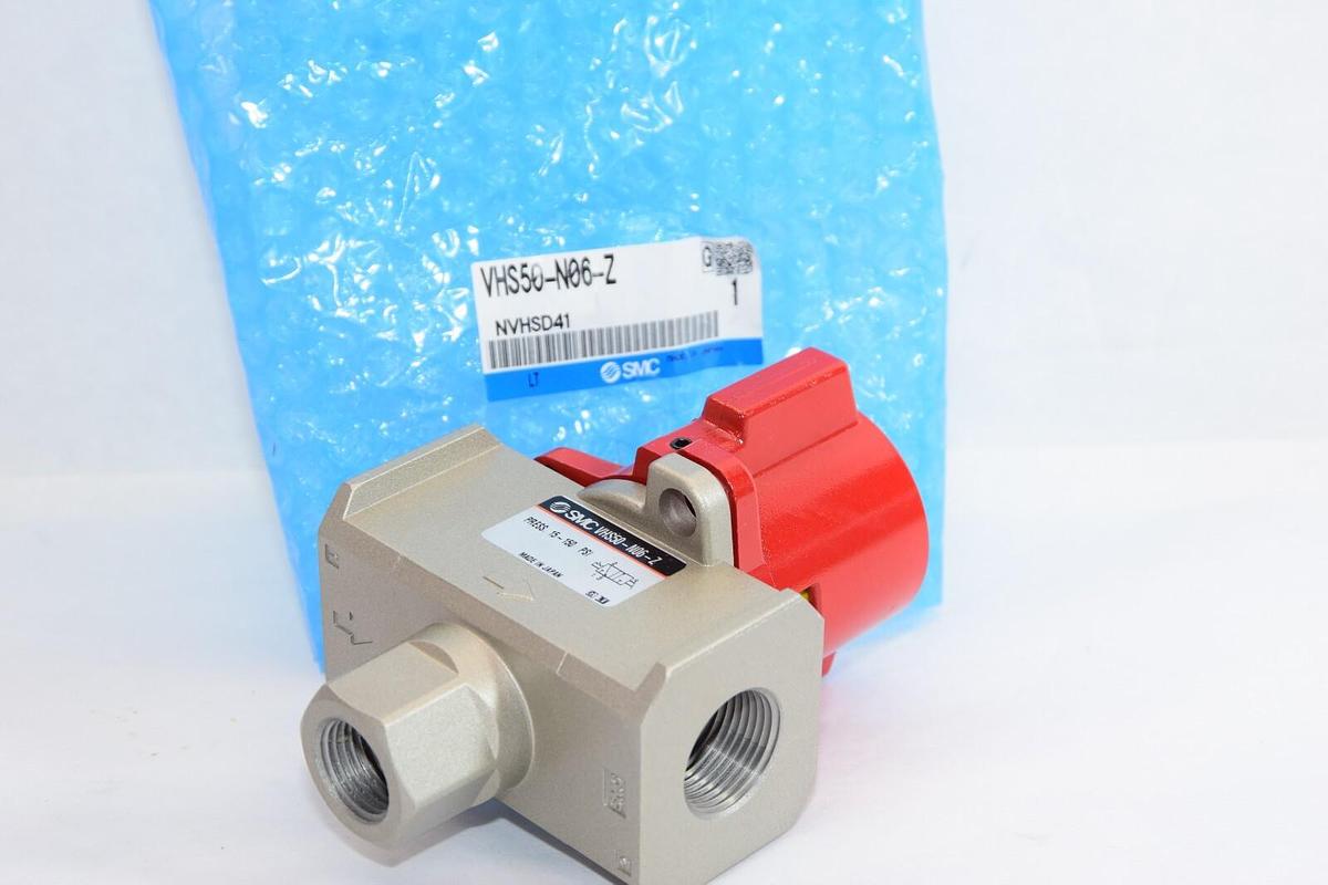 (NEW) SMC VHS50-N06-Z , VHS50N06Z 15-150psi Lockout Hand Valve