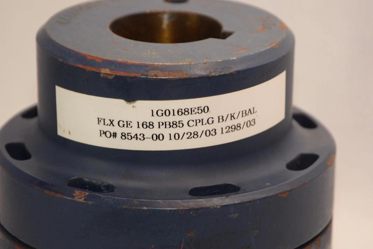 Used NEW VULKAN IR 39593322 GE168 PB85 392D 1G0168E50 2-1/8" 1-31/32" Flex Coupling