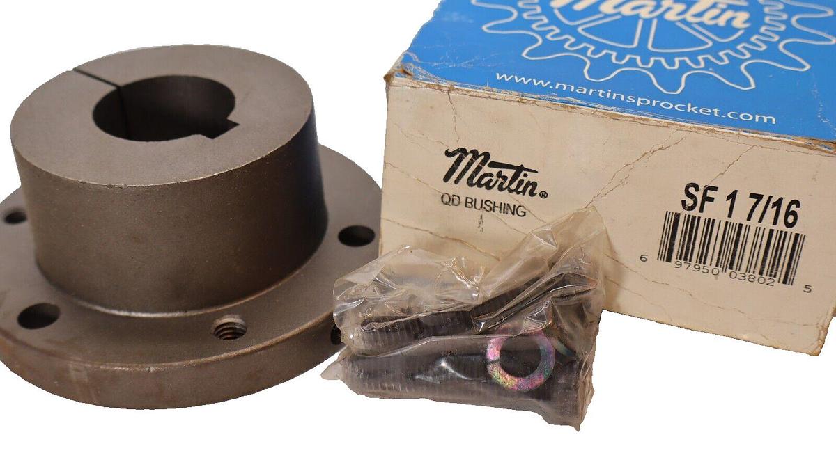 (NEW) MARTIN SF 1 7/16 , 1-7/16" Bore QD Bushing