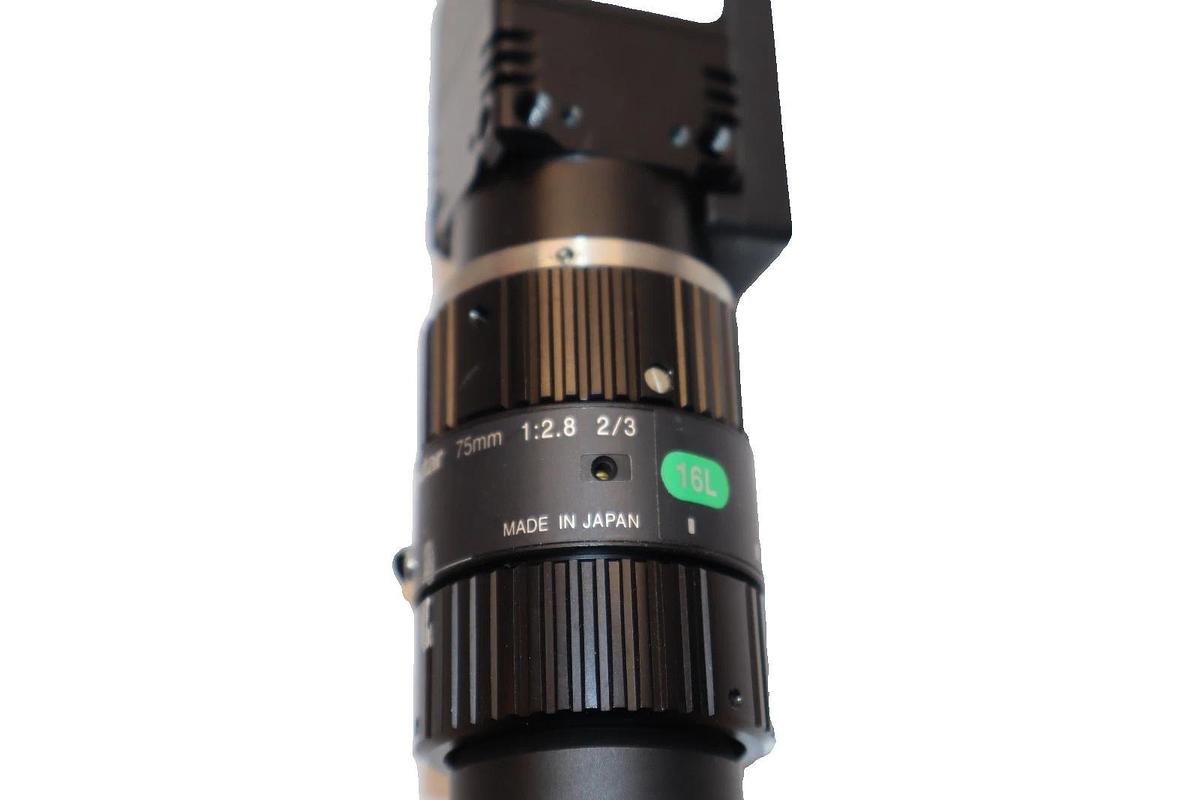 Used Omron Camera FZ-S2M FZS2M with Computar 75mm 1:2.8 2/3 Lens