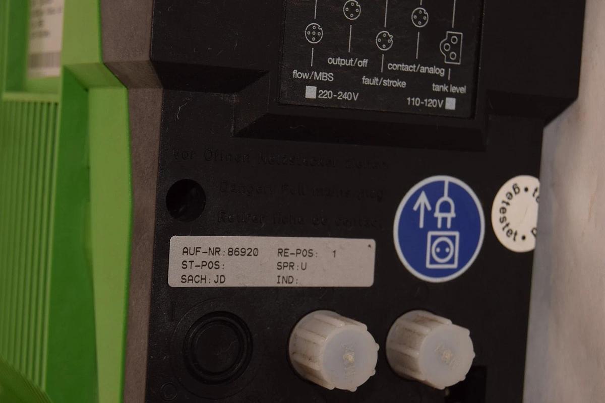 Used Alldos Eichler Gmbh 208-1 , 6 D54/R24/E26/V01 P03 0507gph 145psi Metering Pump