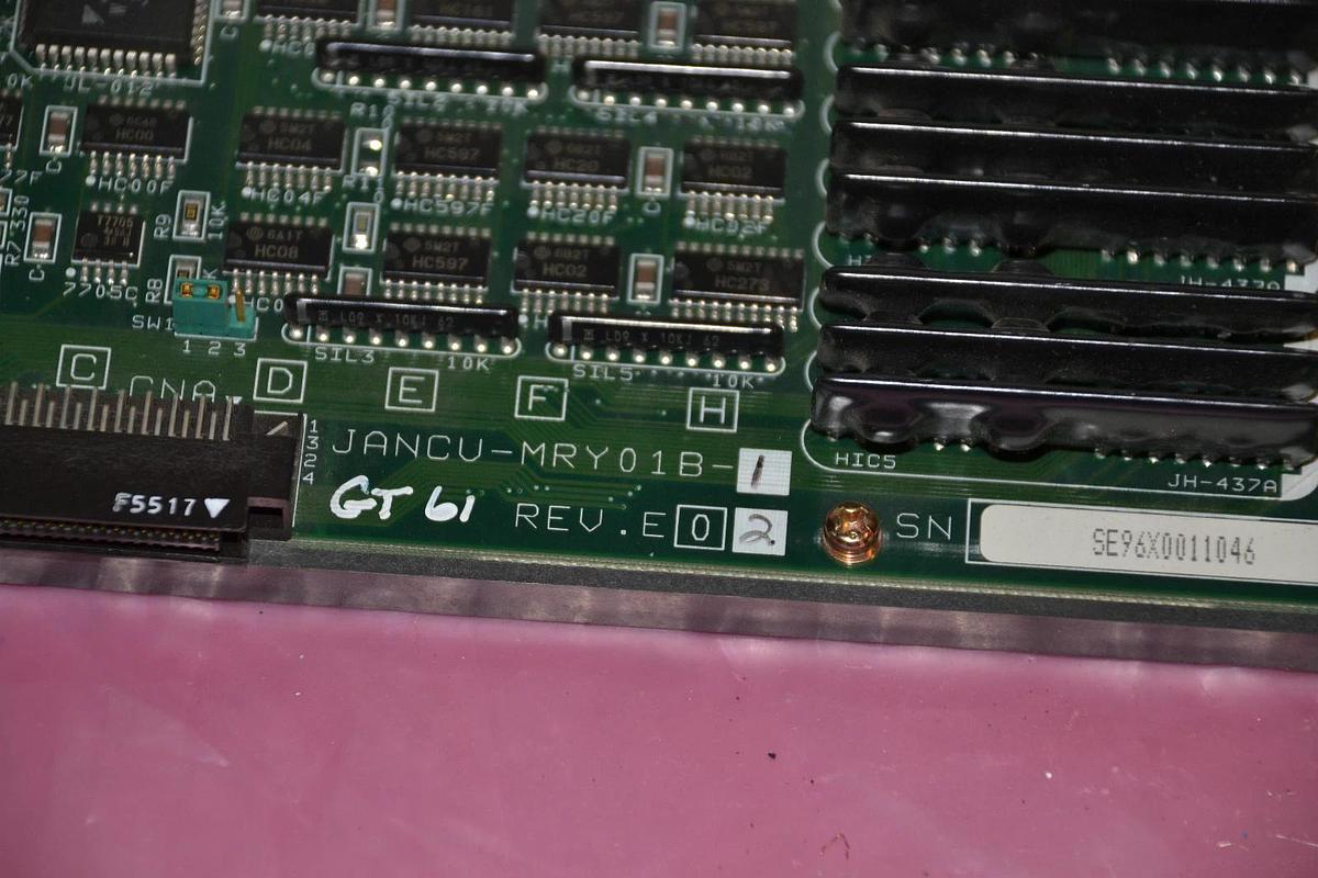 Used YASKAWA CIRCUIT BOARD JANCU-MRY01B-1 JANCU MRY01B 1 JANCUMRY01B1 REV. E02