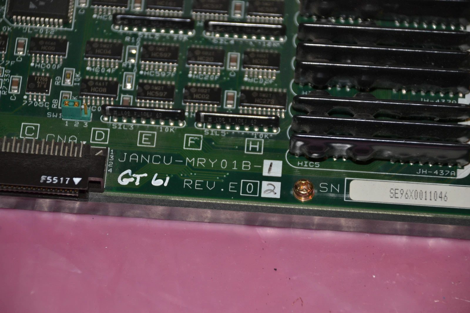 Used YASKAWA CIRCUIT BOARD JANCU-MRY01B-1 JANCU MRY01B 1 JANCUMRY01B1 REV. E02