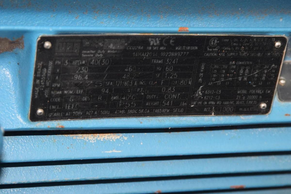 Used Aerzen GM35S Positive Displacement Rotary Lobe Industrial Blower Booster GM-35-S