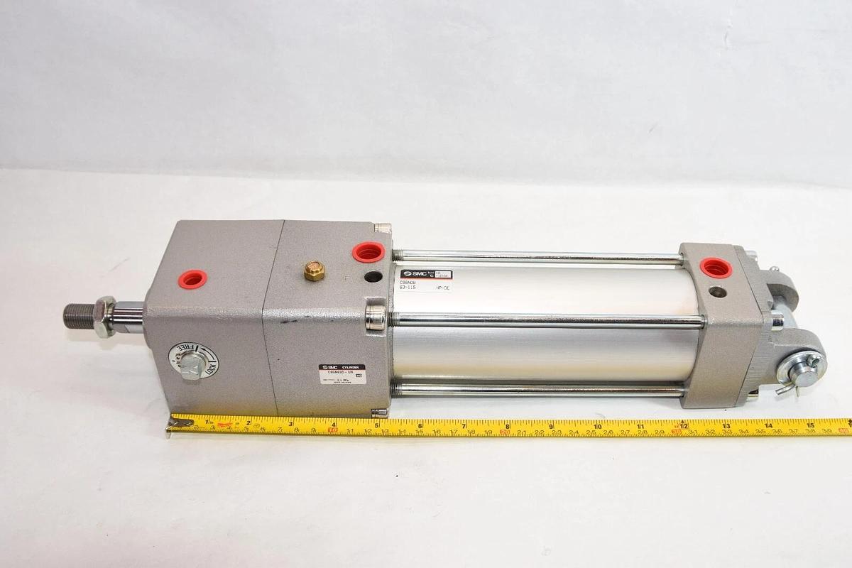 (NEW) SMC C95N63D-UA C95NDB63-115 Lock-Up Unit & Tie Rod Cylinder