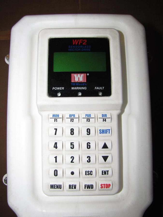 Used TB Woods Wood's WF2 Sensorless Vector Drive WF2C5002-0N WF2C50020N 2hp 2 hp 575v