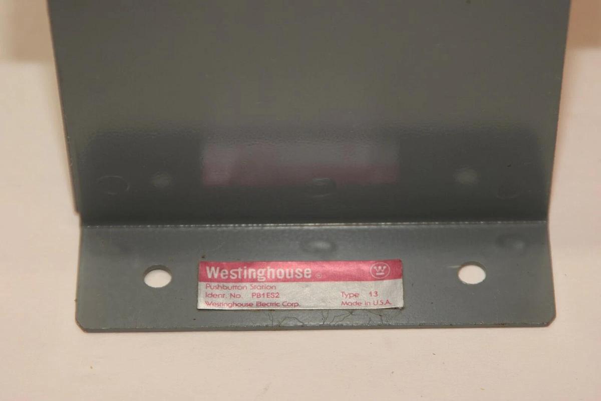 (NEW) WESTINGHOUSE PB1ES2 Type 13 2-Unit Pushbutton Station Enclosure