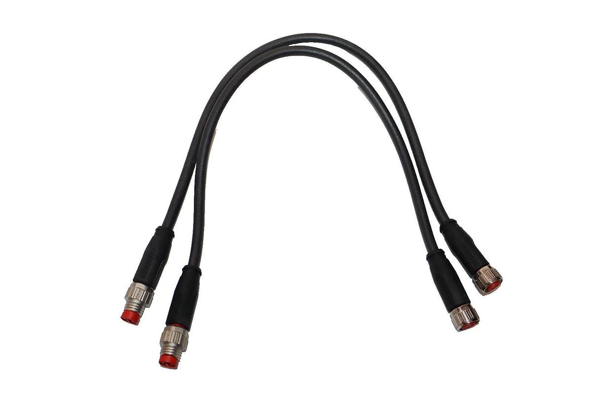 Used lot of industrial data sensor cable sets adapter 3pin E66085-H  078224, E242293