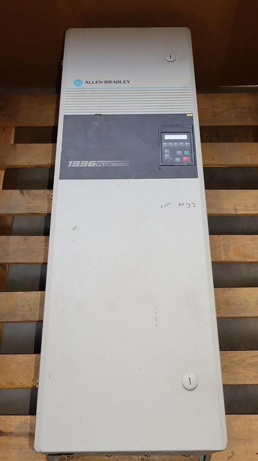 Used Allen Bradley 1336 Plus Adj Frequency Drive 1336S-B060-AE-FR Ser D 76kva 3ph