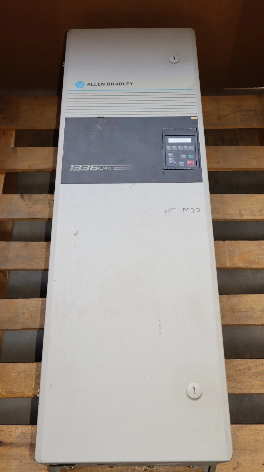 Used Allen Bradley 1336 Plus Adj Frequency Drive 1336S-B060-AE-FR Ser D 76kva 3ph