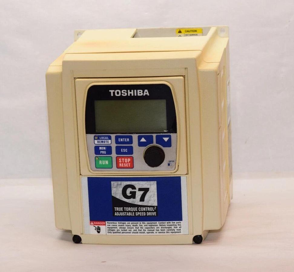 Used TOSHIBA VT130G7U4035B 3.5 KVA 3HP 460v Transistor Inverter Drive