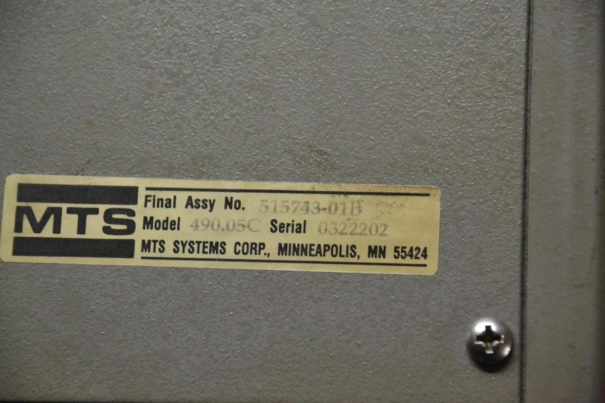 Used MTS 515743-01B Load Unit Control 490.05C
