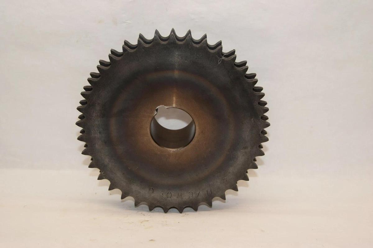(NEW) MARTIN D50B37H 37 Teeth 1-3/4" Bore Double Row Sprocket