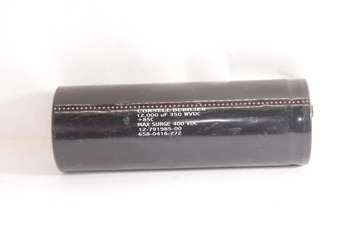 Used CORNELL DUBILIER 12-791985-00 , 658-0415-697 12000uF Capacitor