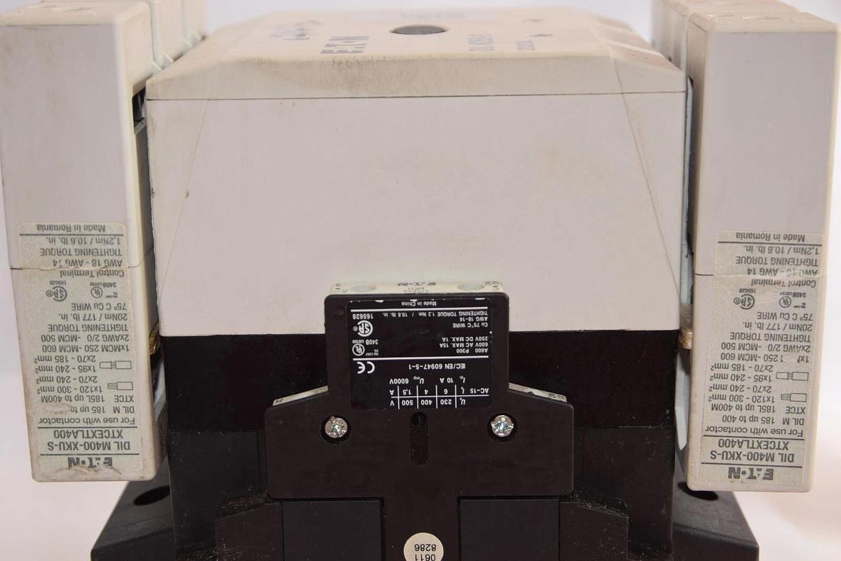Used EATON DIL M250-S DILM250-S Contactor XTCS250L 110-120V Coil