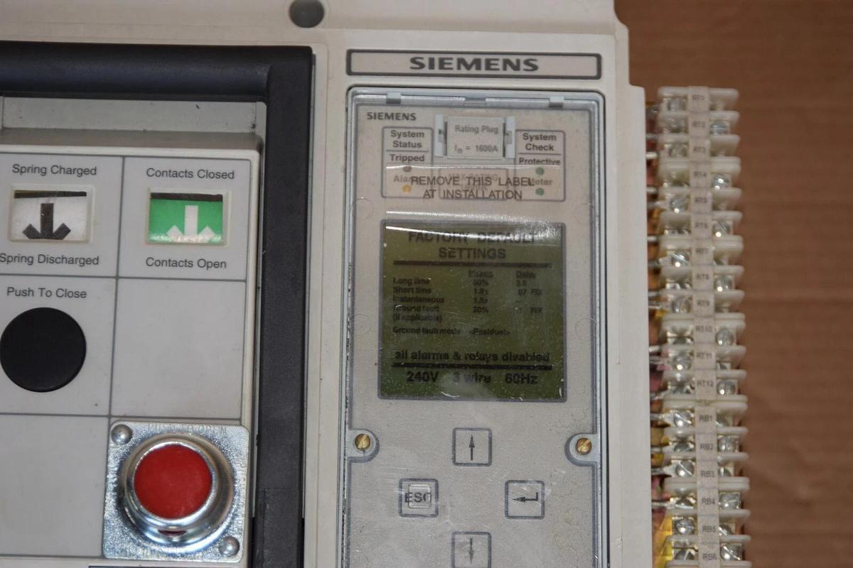 (New) Siemens SBS1600 SBS2016 Breaker 1600 AMP 600VAC