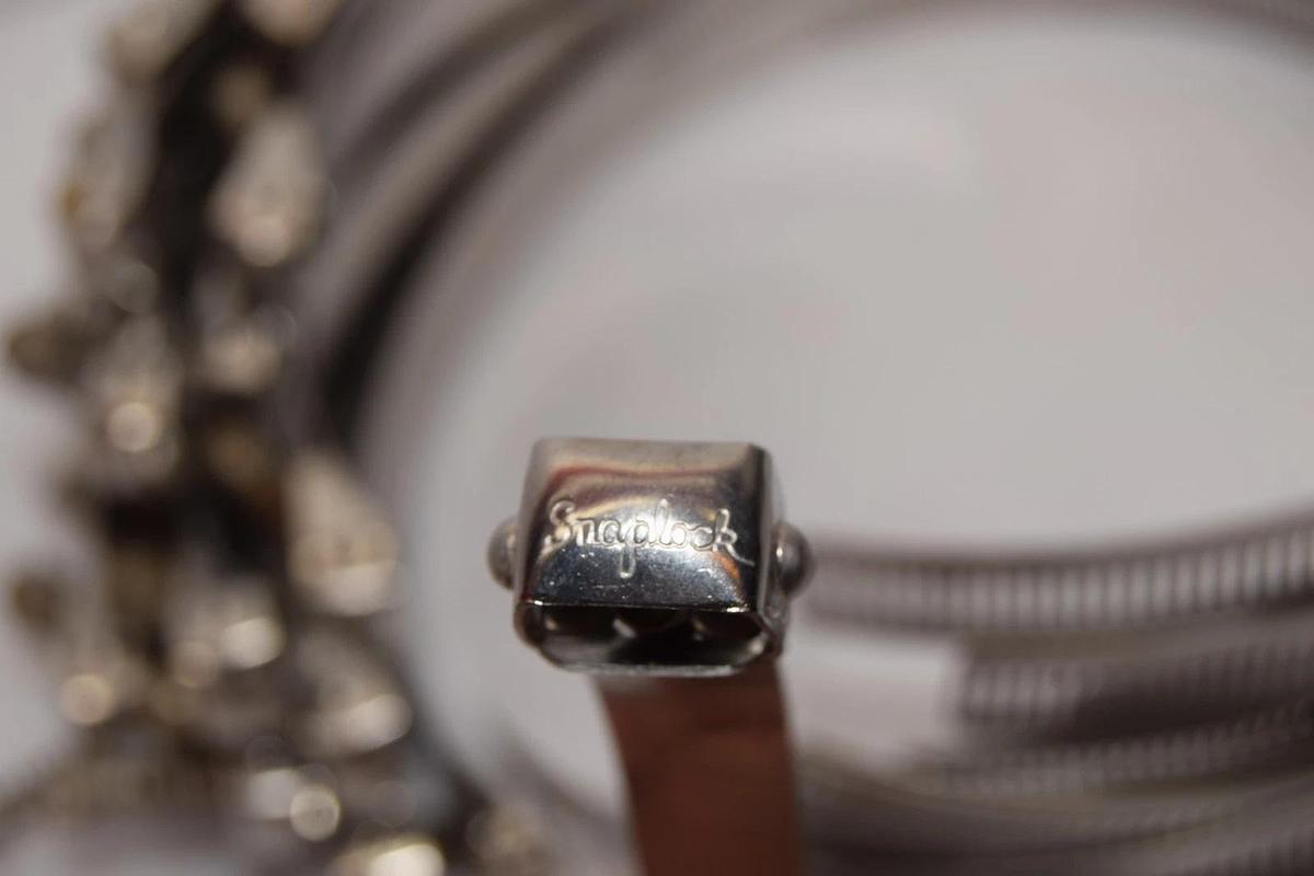 Used Ideal Snaplock Size 88 , 150mm Stainless Steel Hose Clamp (Lot of 31)